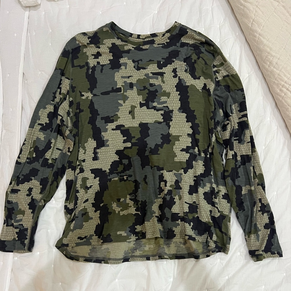 Kuiu ULTRA Merino 120 LT LS Crew-T 3XL Verde